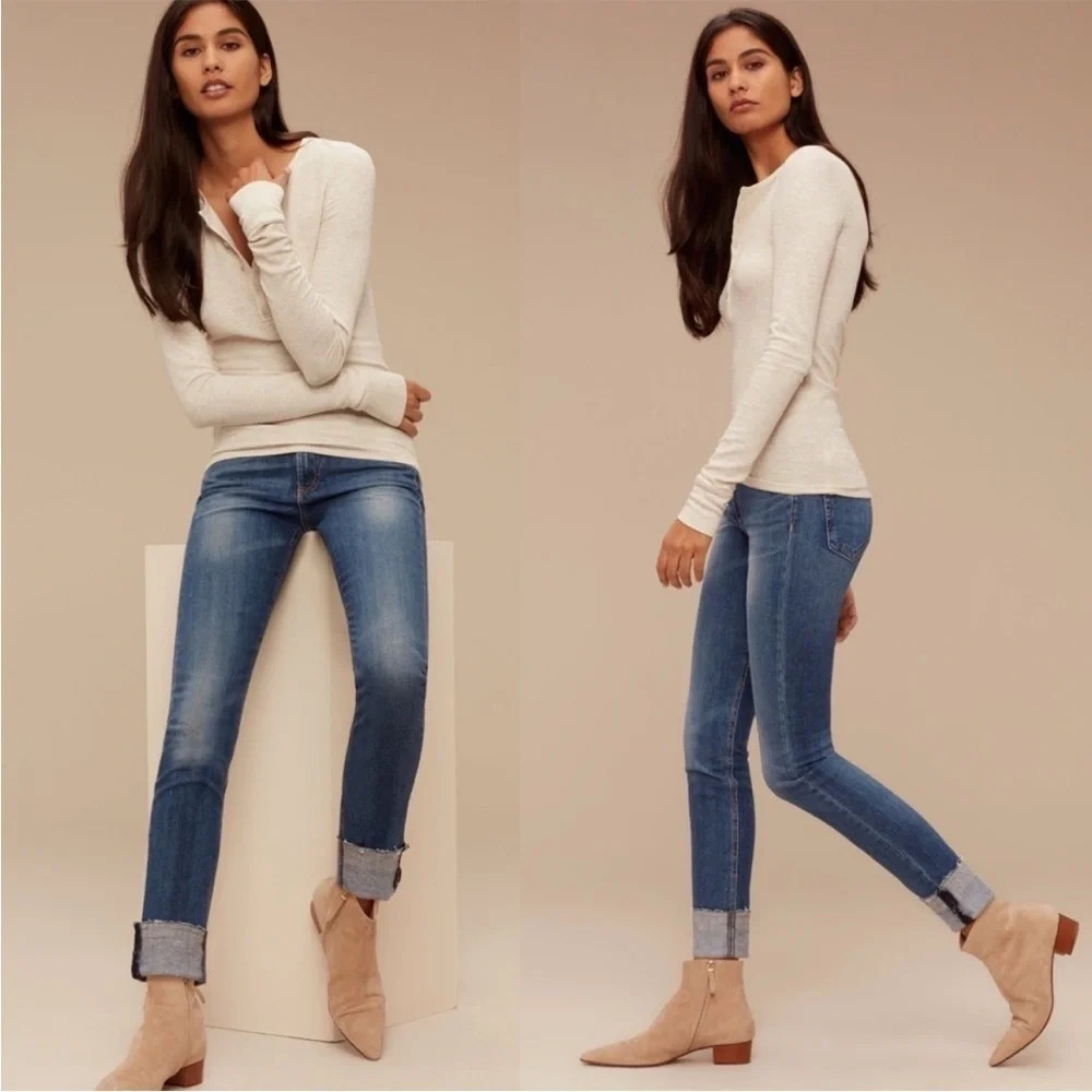 Rag & Bone 10” Dre Boyfriend Jeans Bainbridge Denim Women’s Casual 25